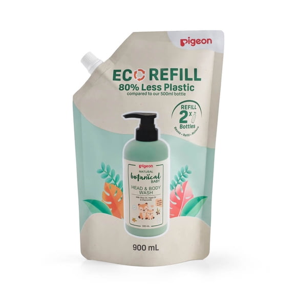 Botanical Baby Head & Body Wash Recarga 900ml