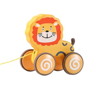 Magideal - Juguete Para Tirar, Juguete Para Empujar Y Tirar, Agarre De Desarrollo Montessori Para Niños Pequeños, Juguetes Para Tirar Para Cumpleaños, Educación León