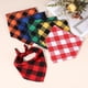 thumbnail image 4 of Uxcell Bandana para Perro, 24 x 17 in Pañuelo para Gato con Estampado de Cuadros de Búfalo, Accesorios de Pañuelo Triangular Ajustable Lavable, (Rosa), para Mascotas Pequeñas, Medianas, Grandes, 4 of 7