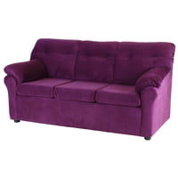 Muebles Altiro - Sofá Mateo 3 Cuerpos - Tela Felpa Lila