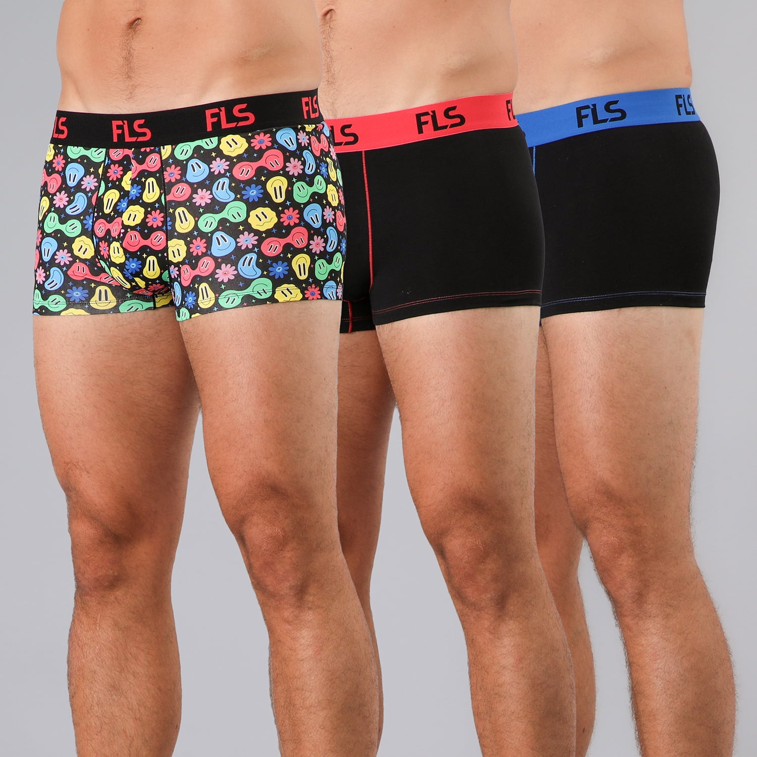 Pack 3x Boxer Corto Fls Flores Hombre 25593-172