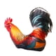 thumbnail image 4 of Peluche De Simulación 3D De Animales, Muñeco De Peluche único, Almohada Para Niños, Regalo De Gallo, 4 of 5