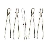 Bothyi - 5X Kit De Pinzas Y Enhebradores De Cordón Elástico De 78 Mm Para Cinta De Herramienta De Bricolaje Artesanal De Costura