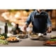thumbnail image 5 of Wok Tramontina Grano de acero inoxidable cuerpo triple con tapa  mango 32 cm 5,2 L, 5 of 5