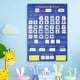 thumbnail image 5 of Cartel De Bolsillo De Calendario Y Clima 142 Tarjetas Azul, 5 of 7