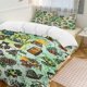 thumbnail image 1 of Plants Vs Zombies Quilt Set Thicken Soft 3 Pieces Bedding Set All Season Duvet Cove with 2 Pillowcases for Adult Women Girls Teens Home Room Decor, 1 of 5