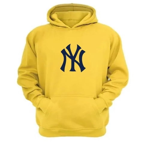 Genérico - Polerón Canguro New York Yankees Amarillo Talla S Unisex