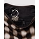 thumbnail image 3 of Bolso BAGGU Small Crescent Gingham borroso marrón, 3 of 3