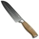 thumbnail image 2 of Cuchillo Santoku 1 Pieza Acero Inoxidable - Madera Café - Plateado, 2 of 3