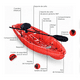 thumbnail image 2 of Kayak Rigído Familiar 1 pp + Remo y Asiento + TestDrive Laguna Aculeo, 2 of 3