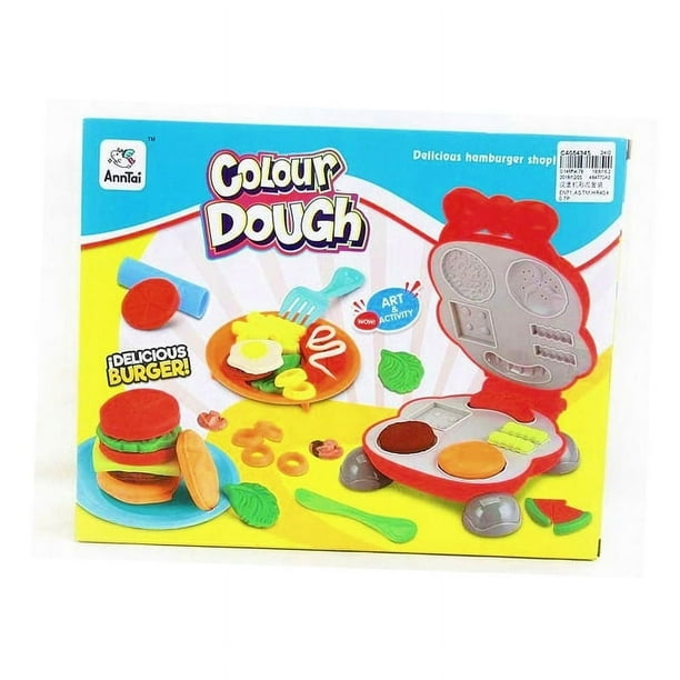 Como Hacer Una Hamburguesa De Plastilina Set Masas Maquina