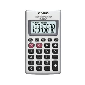 Casio - Calculadora Hl-820Va De Bolsillo