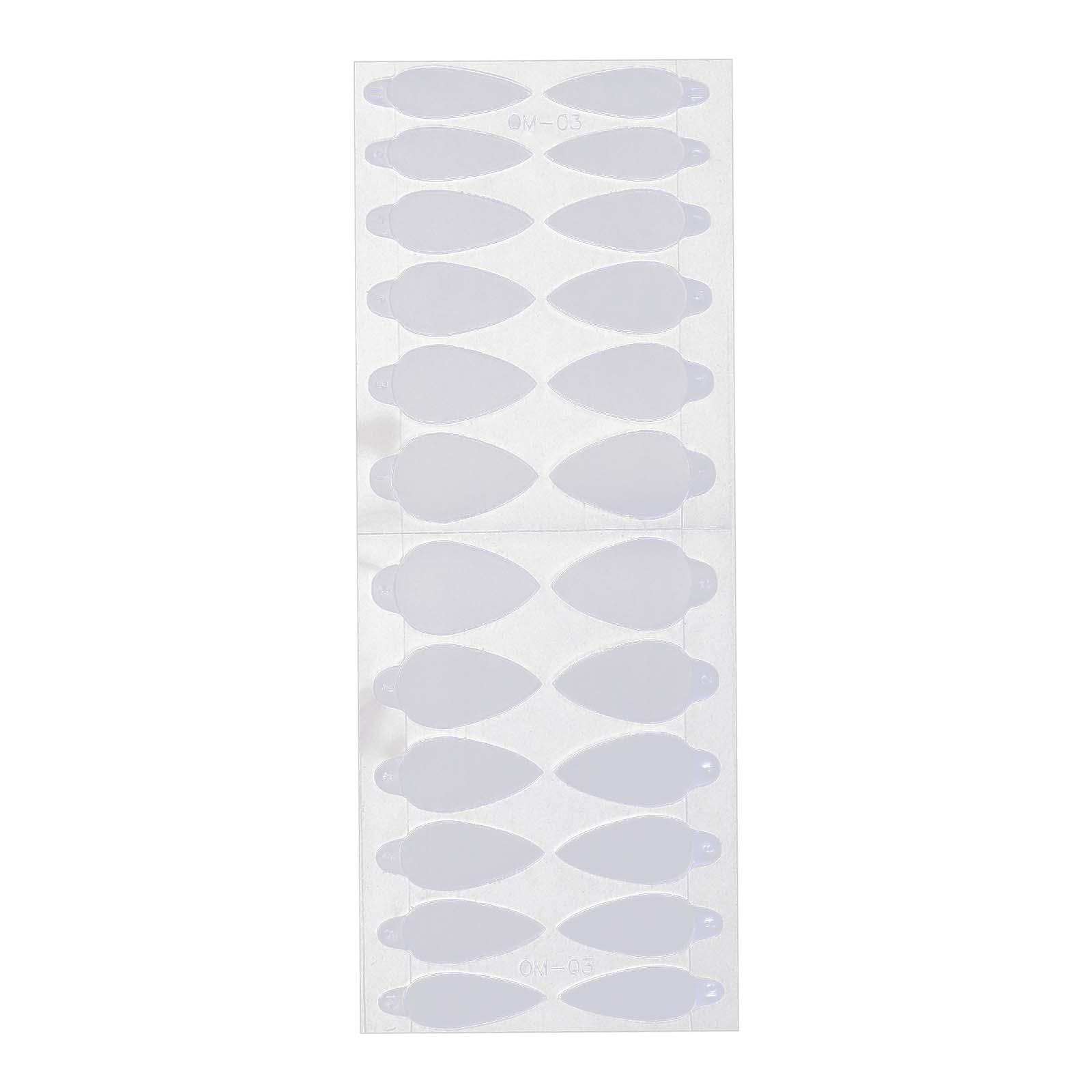 Magideal - Pegatinas De Uñas De Manicura Francesa, Pegatinas De Arte De Uñas, Guía De Punta De Uñas, Molde, Accesorios De Uñas De Cristal, Decoración De Uñas Diy , Estilo C