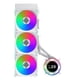 thumbnail image 1 of Enfriador líquido Lian Li Hydroshift II de 360 mm RGB para CPU, color blanco, 1 of 9