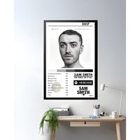 Genérico - Cuadro Sam Smith The Thrill Of It All 38X52 Cm