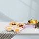 thumbnail image 5 of Sartén Para Huevos Antiadherente Con Mango Fácil De Limpiar Mango Violeta De 4 Secciones, 5 of 6