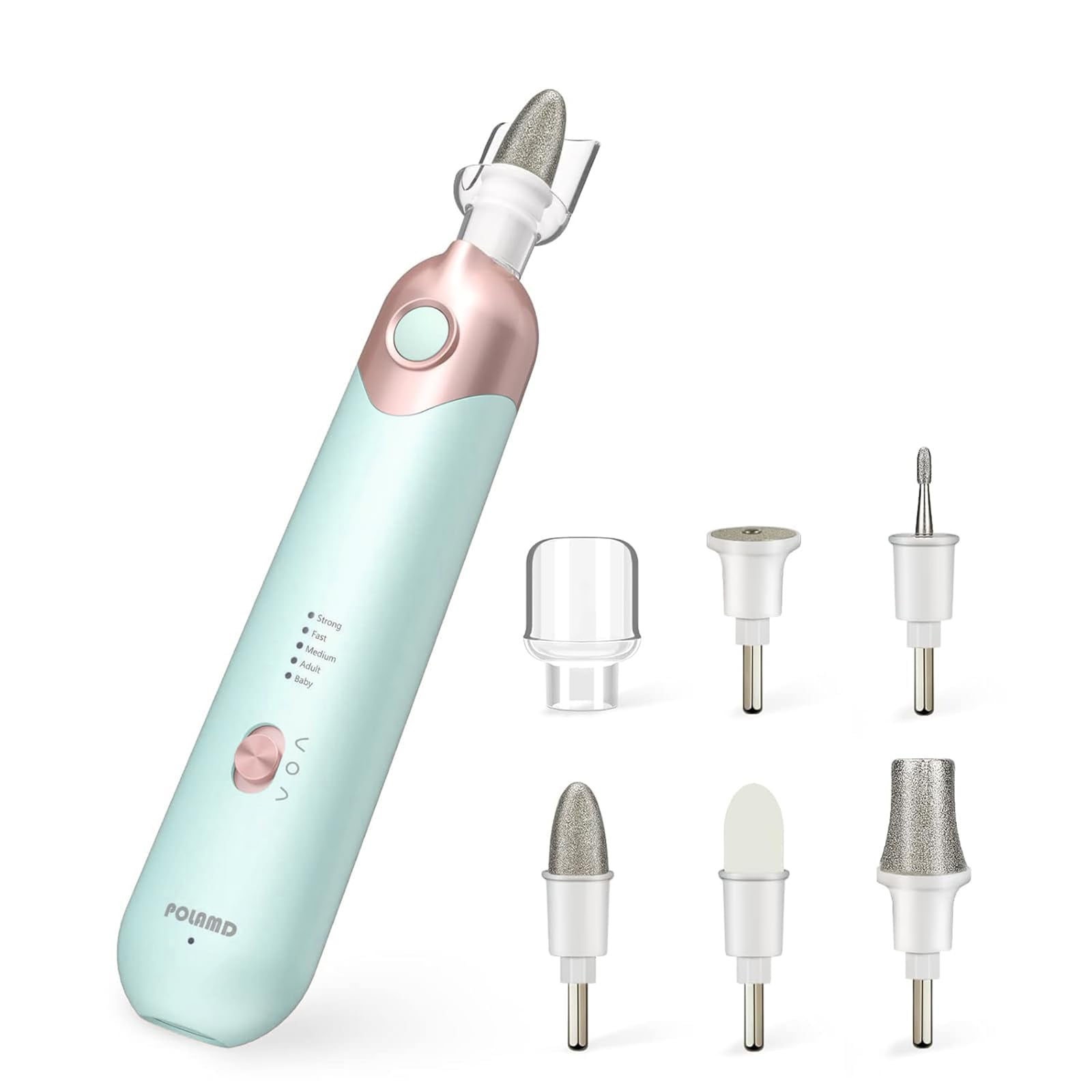Kit De Manicura Y Pedicura Polamd, Torno Eléctrico Inalámbrico Para Uñas