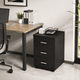 thumbnail image 4 of Gabinete Archivero Negro  con 3 Cajones y Llave para Oficina o Home Office, 4 of 7