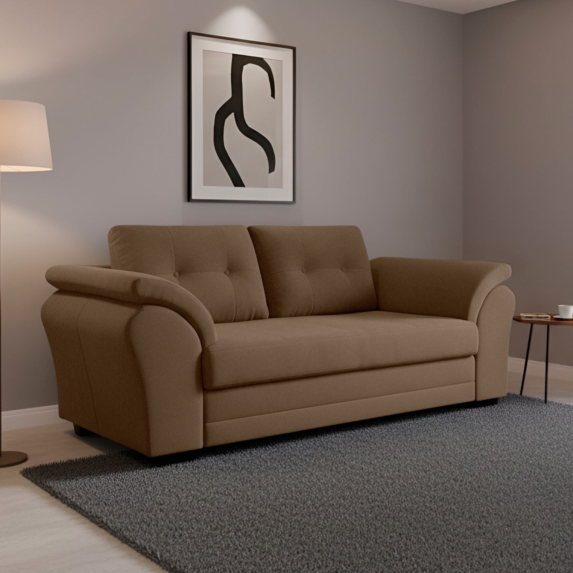 Living Factory - Sofa Sami 2c Res Felp Café