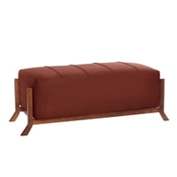 Latam Home - Banqueta Marsella Tela Velvet Chocolate