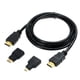 thumbnail image 1 of Cable Hdmi 3 En 1 Micro/mini Hdmi 1.5 Metros Irm, 1 of 2