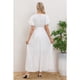 thumbnail image 3 of Maxi Vestido Largo Mujer Primavera Premium. Abertura, Cuello V 326, 3 of 3