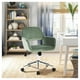 thumbnail image 2 of Silla De Escritorio Cromwell Terciopelo Verde, 2 of 6