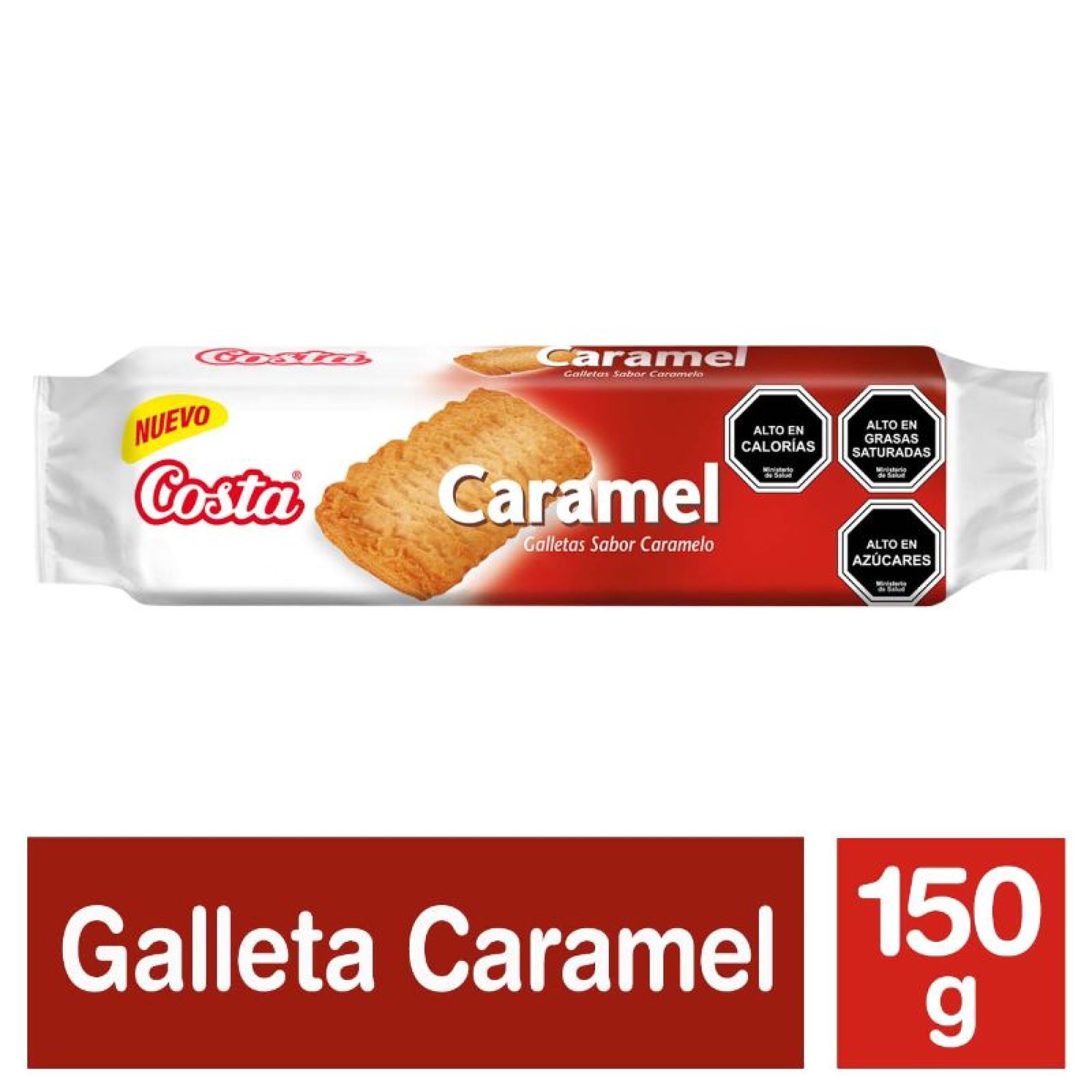 Galleta Sabor Caramelo Caramel 150 g Costa