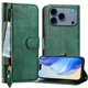 thumbnail image 1 of Funda Billetera Cremallera para iPhone 17 Pro Max con Porta Tarjetas, Soporte y Correa Verde, 1 of 5