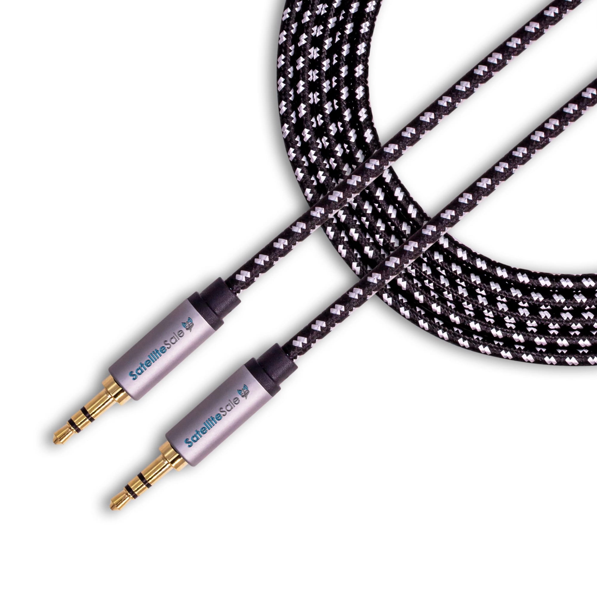 Cable auxiliar de audio estéreo digital de 3,5 mm con conector macho a ...