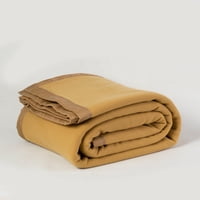 Frazada Polar Borde Satin Linea Hotel King Beige