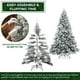thumbnail image 2 of Árbol de Navidad Casafield realista con revestimiento de nieve, 2,3 m, con soporte, 2 of 3