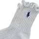 thumbnail image 3 of Calcetín tipo polo Ralph Lauren Lettuce Edge Grey Heather para mujer, 3 of 7