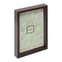 Vgo - Marco 10X15 Plastico Mini Box Marron