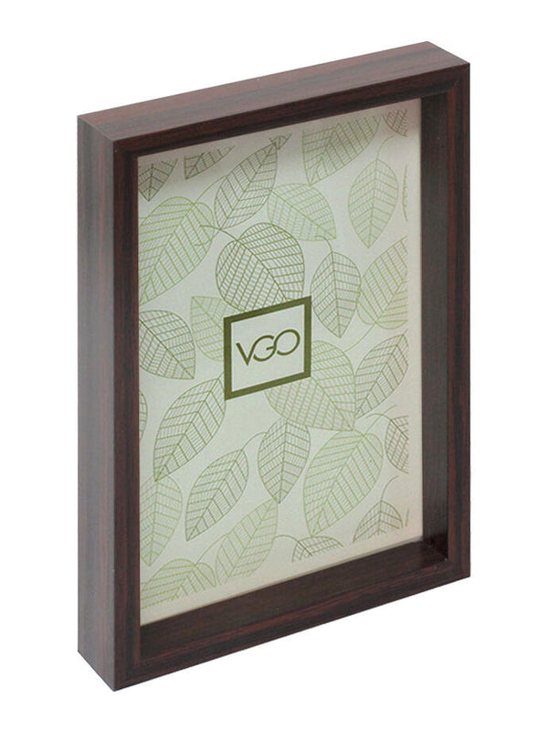 Vgo - Marco 10X15 Plastico Mini Box Marron