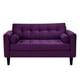 thumbnail image 1 of Sofa Retro 2c Felpa 00 Morado, 1 of 6