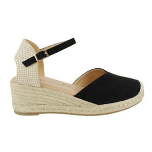 Alpargata Agua De Coco Rayen Cuña Negra