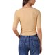 thumbnail image 3 of INSPIRE CHIC Camiseta de Mujer con Cuello en V, Manga Corta, Elástica, Ligera, Básica y Casual, Talla M, Color Albaricoque, 3 of 6