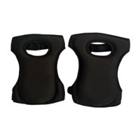 Magideal - 2 Rodilleras De Jardín Para Suelos, Cómodas, Con Acolchado Grueso De Espuma Eva, Protectores De Rodillas, Cojín Para Arrodillarse Para Constructores. Negro