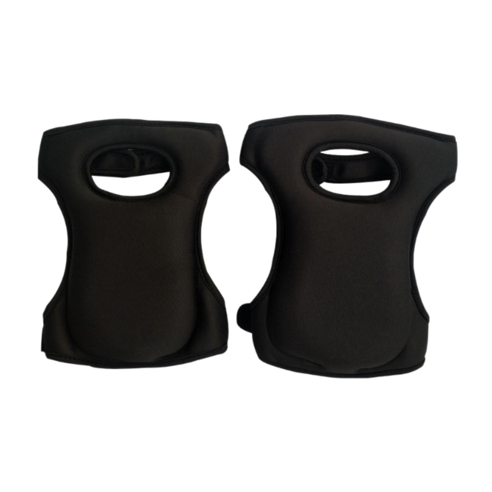 Magideal - 2 Rodilleras De Jardín Para Suelos, Cómodas, Con Acolchado Grueso De Espuma Eva, Protectores De Rodillas, Cojín Para Arrodillarse Para Constructores. Negro