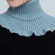 thumbnail image 1 of Stylish Hand-Knitted High Collar Detachable Dickey Collar for Women - Turtleneck Look!, 1 of 5