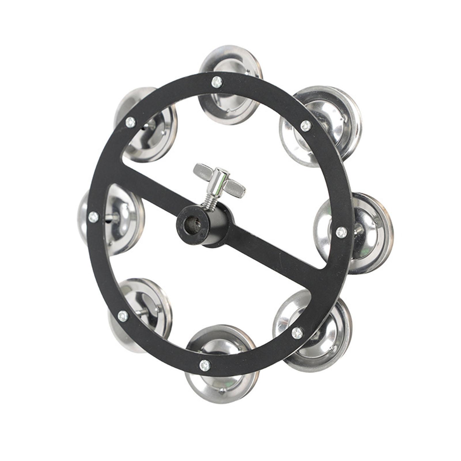 Magideal - Pandereta Rítmica Musical Pandereta Hi Hat Kits De Batería De Escenario Instrumento Musical De Fácil Montaje Platillos De Batería Pandereta Hi Hat