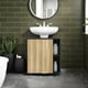 thumbnail image 5 of Mueble Para Lavamanos 1 Puerta 4 Espacios Negro Y Café Claro, 5 of 9