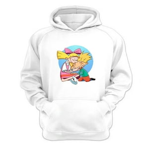 Genérico - Poleron Canguro Hola Arnold Blanco Talla S Unisex