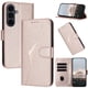 thumbnail image 1 of Funda Cartera Fibra de Carbono para Samsung Galaxy S25 FE con Soporte y Cierre Magnético Rosa, 1 of 6