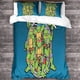 thumbnail image 3 of Ninja Turtle Bedding Set with Movie 3D Printed Duvet Cover, Microfiber Zipper Closure with Pillowcases, for Boys, Girls and Adults Double, 3 of 3