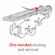 thumbnail image 4 of Soporte para Celular RAM MOUNTS RAM-B-138-PD4U Quick-Grip XL, 4 of 8