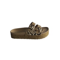 Todopiel - Sandalia Ecocuero Zau77 Snake Beige