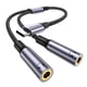 thumbnail image 1 of Divisor de auriculares MOSWAG USB C a doble hembra de 3,5 mm, 1 of 6