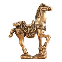 Magideal - Estatua De Caballo De Pie, Estatua De Caballo, Adorno De Caballo Coleccionable, Estatua De Animal Feng Shui, Adorno Para Estantería, Escritorio, Dormi